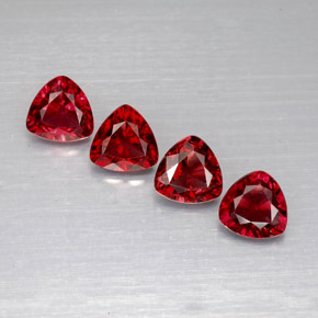 Spinello naturale rosso da  ct, trillion, VS