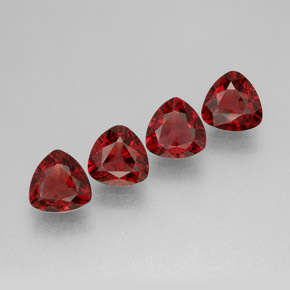 Spinello naturale rosso da  ct, trillion, VS