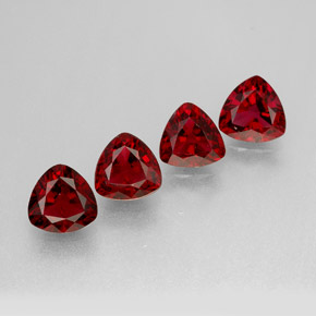 Spinello naturale rosso da  ct, trillion, VS