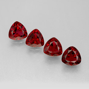 Spinello naturale rosso da  ct, trillion, VS