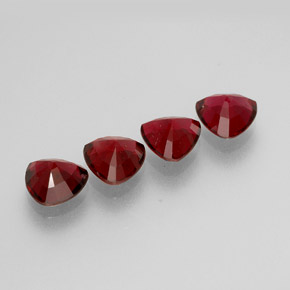 Spinello naturale rosso da  ct, trillion, VS