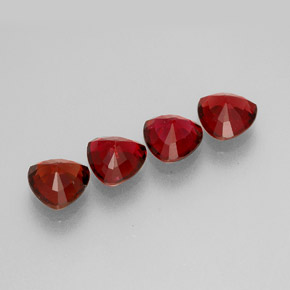 Spinello naturale rosso da  ct, trillion, VS