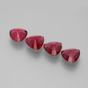 Spinello naturale rosso da  ct, trillion, VS