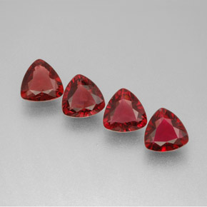 Spinello naturale rosso da  ct, trillion, VS
