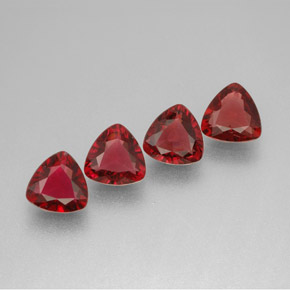 Spinello naturale rosso da  ct, trillion, VS