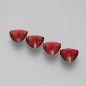 Spinello naturale rosso da  ct, trillion, VS