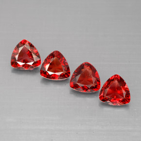 Spinello naturale arancione da  ct, trillion, VS