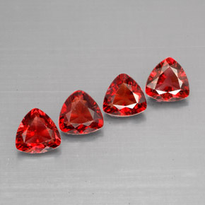 Spinello naturale arancione da  ct, trillion, VS