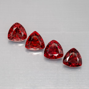 Spinello naturale rosso da  ct, trillion, VS