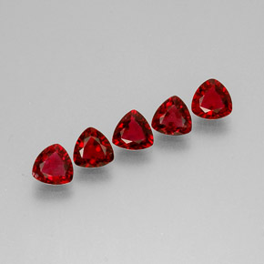 Spinello naturale rosso da  ct, trillion, VS