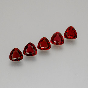 Spinello naturale rosso da  ct, trillion, VS