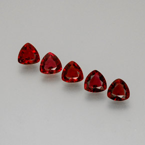 Spinello naturale rosso da  ct, trillion, VS