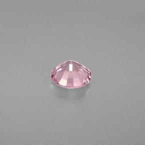 Spinello naturale rosa da 0,95 ct, taglio rotondo, VS