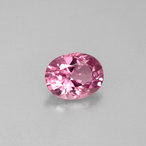 Spinello naturale rosa da 1,58 ct, taglio ovale, VVS-VS