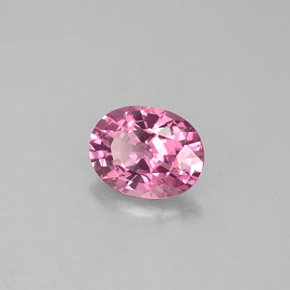 Spinello naturale rosa da 1,58 ct, taglio ovale, VVS-VS