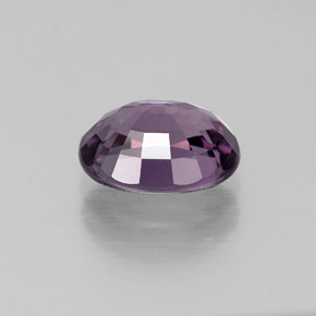 Spinello naturale viola da 1,70 ct, taglio ovale, VVS