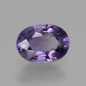 Spinello naturale viola da 1,00 ct, taglio ovale, VS
