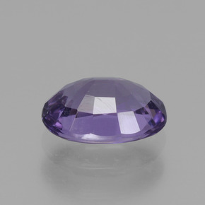 Spinello naturale viola da 1,00 ct, taglio ovale, VS