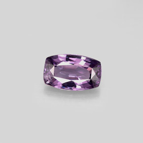 Spinello naturale porpora da 1,30 ct, taglio a cuscino, VS
