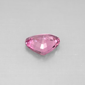 Spinello naturale rosa da 1,15 ct, taglio a pera, VS