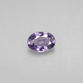 Spinello naturale viola da 0,88 ct, taglio ovale, VVS-VS