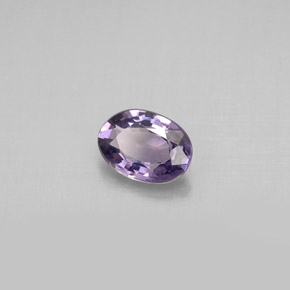 Spinello naturale viola da 0,88 ct, taglio ovale, VVS-VS