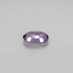 Spinello naturale viola da 0,88 ct, taglio ovale, VVS-VS