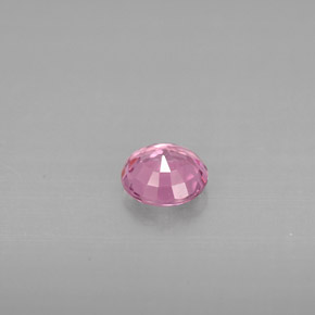 Spinello naturale rosa da 0,59 ct, taglio rotondo, VS