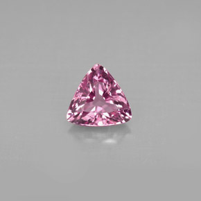 Spinello naturale viola da 0,89 ct, trillion, VVS-VS