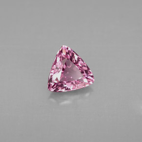 Spinello naturale viola da 0,89 ct, trillion, VVS-VS