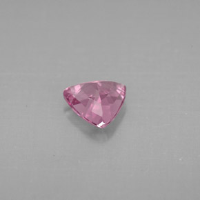 Spinello naturale viola da 0,89 ct, trillion, VVS-VS