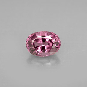 Spinello naturale rosa da 1,10 ct, taglio ovale, VVS-VS