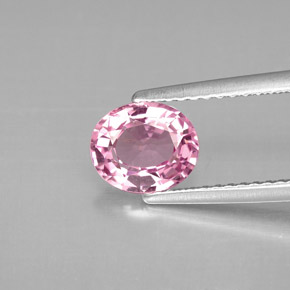Spinello naturale rosa da 1,16 ct, taglio ovale, VVS-VS