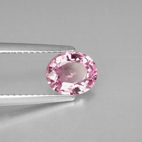Spinello naturale rosa da 1,16 ct, taglio ovale, VVS-VS