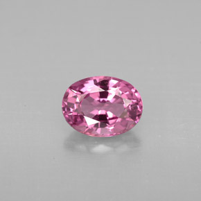 Spinello naturale rosa da 1,10 ct, taglio ovale, VVS-VS