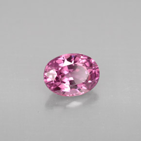Spinello naturale rosa da 1,10 ct, taglio ovale, VVS-VS