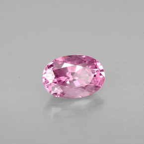 Spinello naturale rosa da 1,10 ct, taglio ovale, VVS-VS