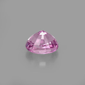 Spinello naturale viola da 1,24 ct, taglio ovale, VS