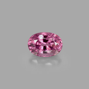 Spinello naturale rosa da 1,20 ct, taglio ovale, VS