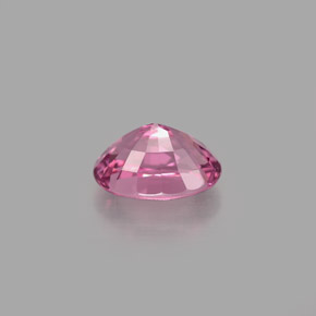 Spinello naturale rosa da 1,20 ct, taglio ovale, VS