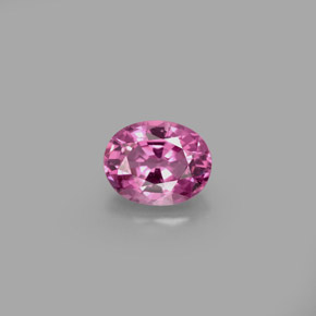 Spinello naturale rosa da 0,99 ct, taglio ovale, VS
