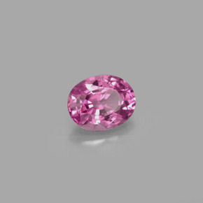 Spinello naturale rosa da 0,99 ct, taglio ovale, VS