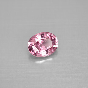Spinello naturale rosa da 1,14 ct, taglio ovale, VS