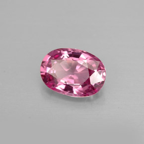 Spinello naturale rosa da 1,04 ct, taglio ovale, VS
