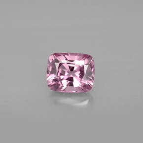 Spinello naturale rosa da 1,09 ct, taglio a cuscino, VS