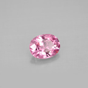 Spinello naturale rosa da 0,94 ct, taglio ovale, VS