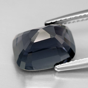 Spinello naturale viola da 6,64 ct, taglio a cuscino, VVS