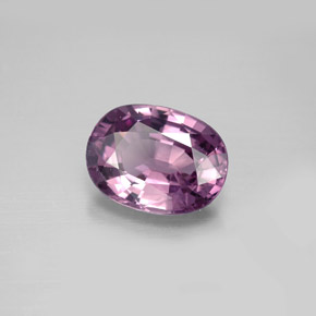 Spinello naturale viola da 2,59 ct, taglio ovale, VVS-VS