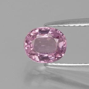 Spinello naturale rosa da 1,07 ct, taglio ovale, VS