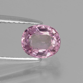 Spinello naturale rosa da 1,07 ct, taglio ovale, VS